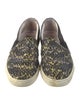 Lanvin Leather Animal Print Loafers