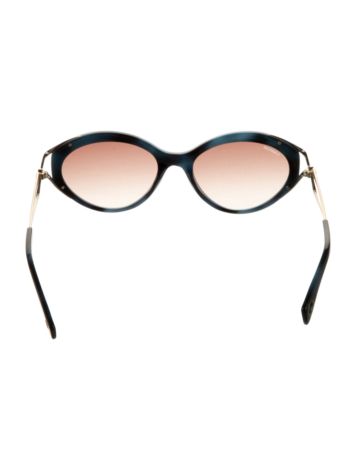 Lanvin Round Gradient Sunglasses