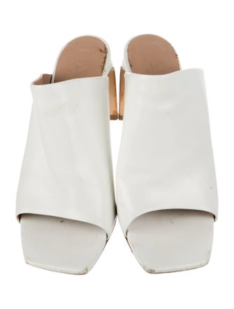 Lanvin Leather Slides