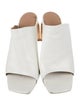 Lanvin Leather Slides