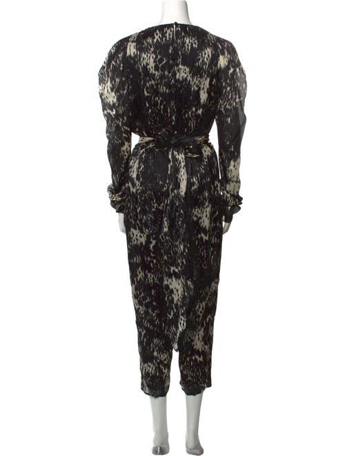 Lanvin Silk Printed Jumpsuit