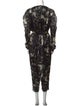 Lanvin Silk Printed Jumpsuit