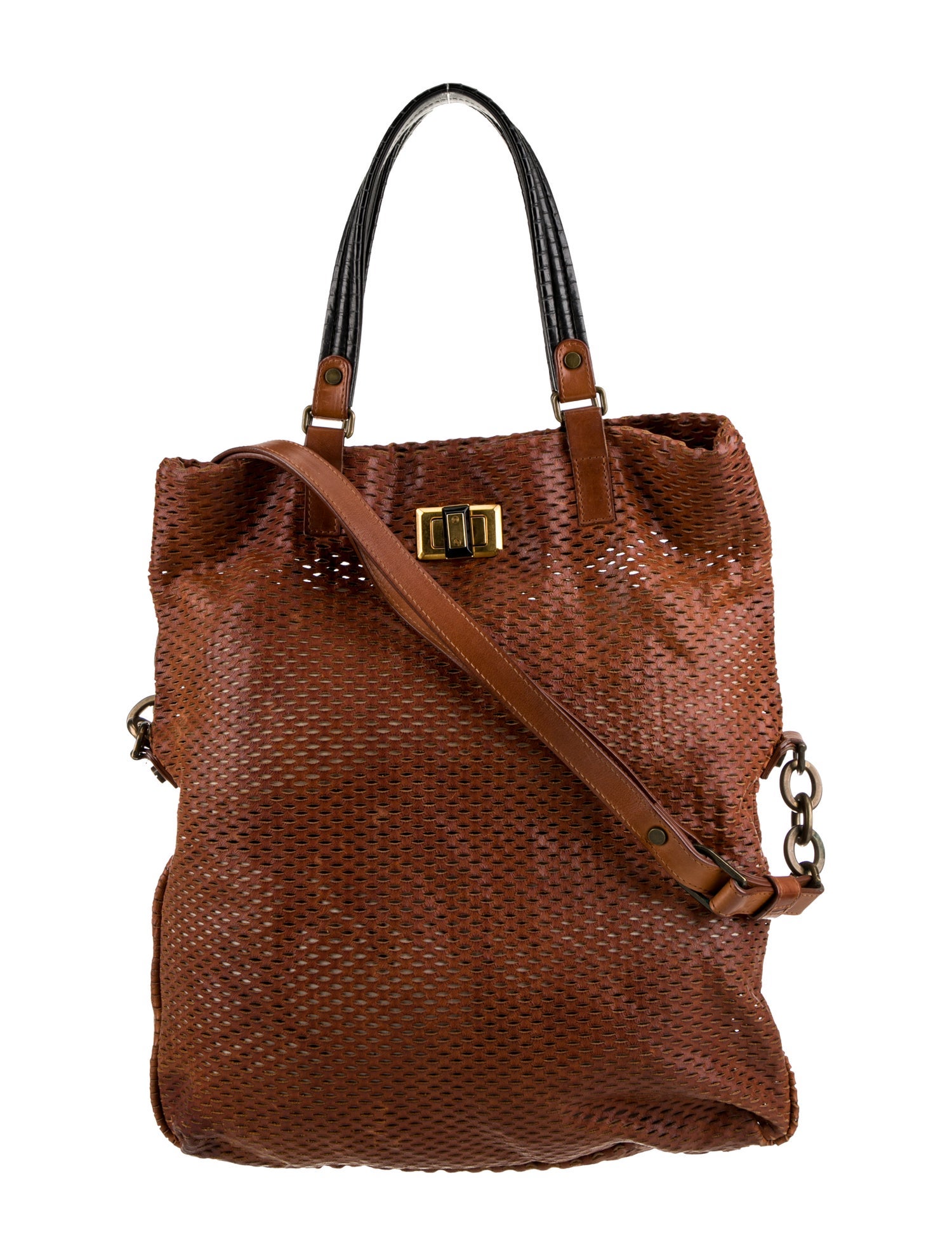 Lanvin Chain-Link Top Handle Bag