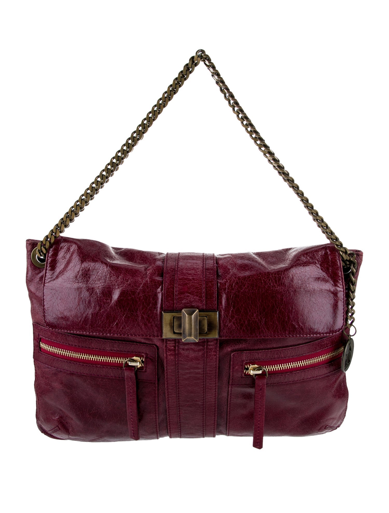 Lanvin Leather Top Handle Bag