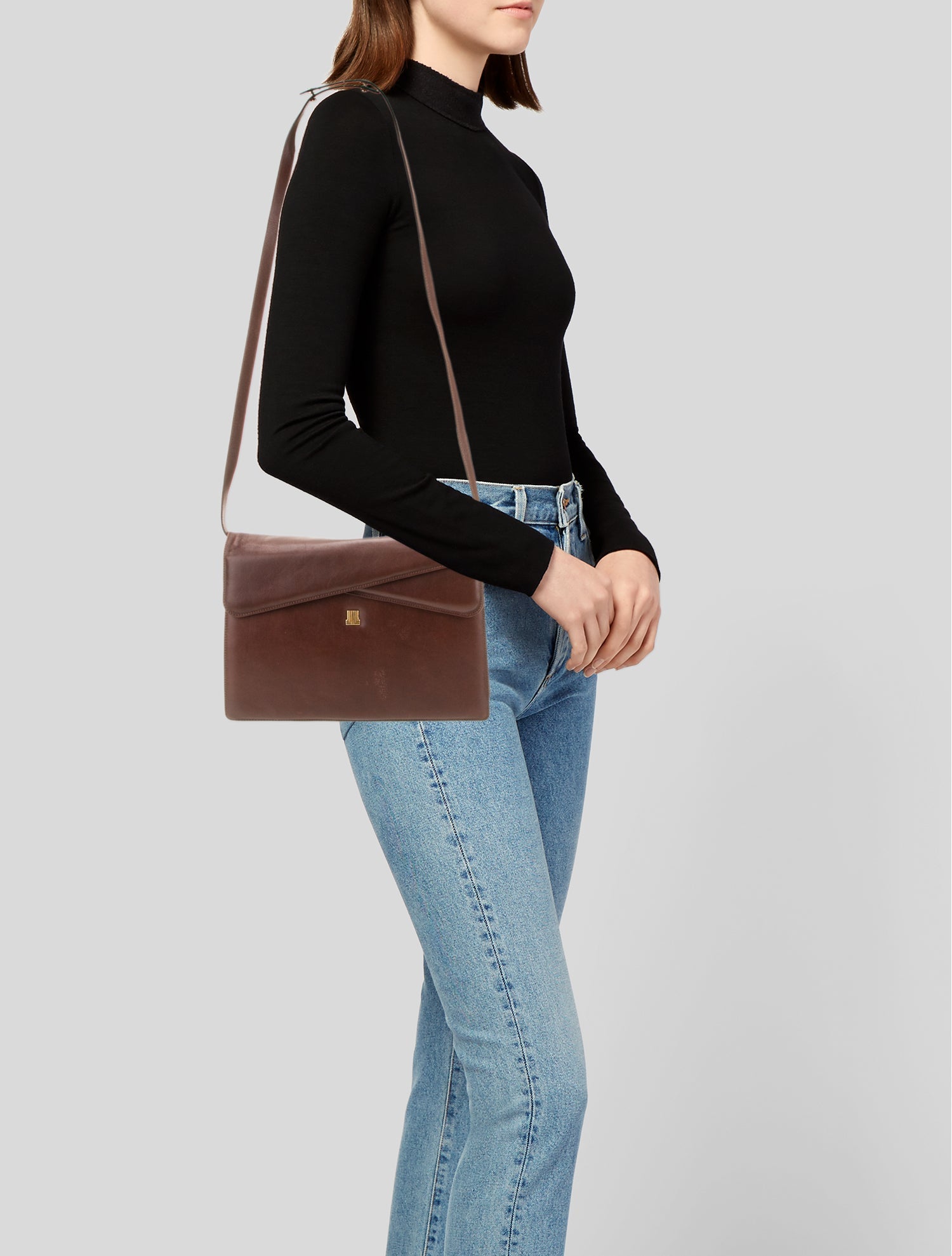 Lanvin Leather Messenger Bag