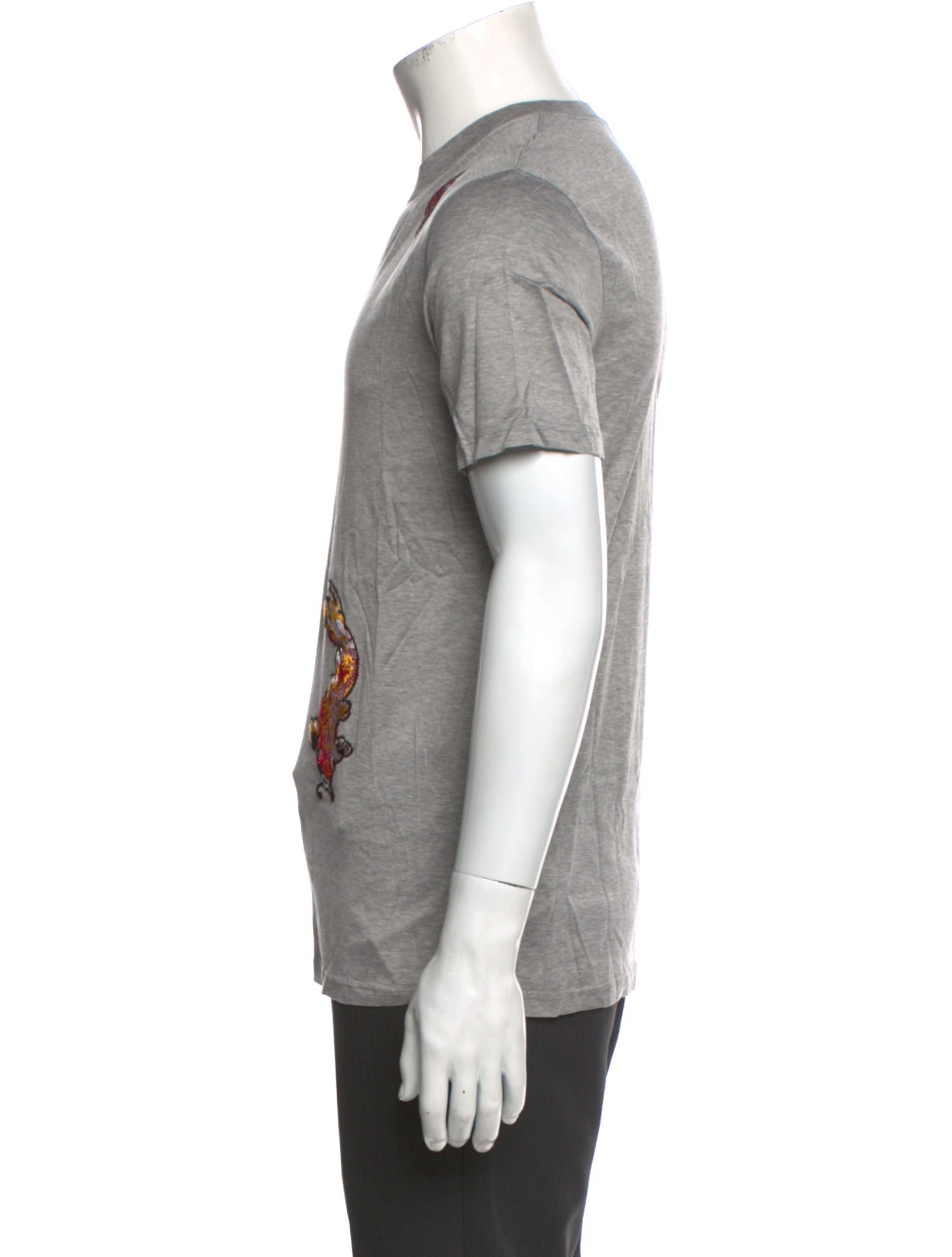 Lanvin Graphic Print Crew Neck T-Shirt