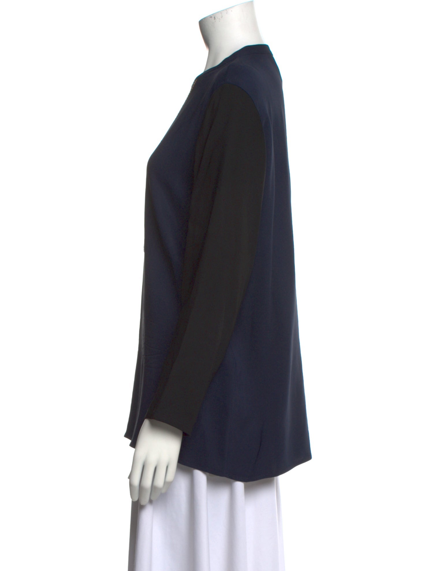 Lanvin V-Neck Long Sleeve Tunic