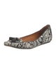 Lanvin Canvas Floral Print Ballet Flats