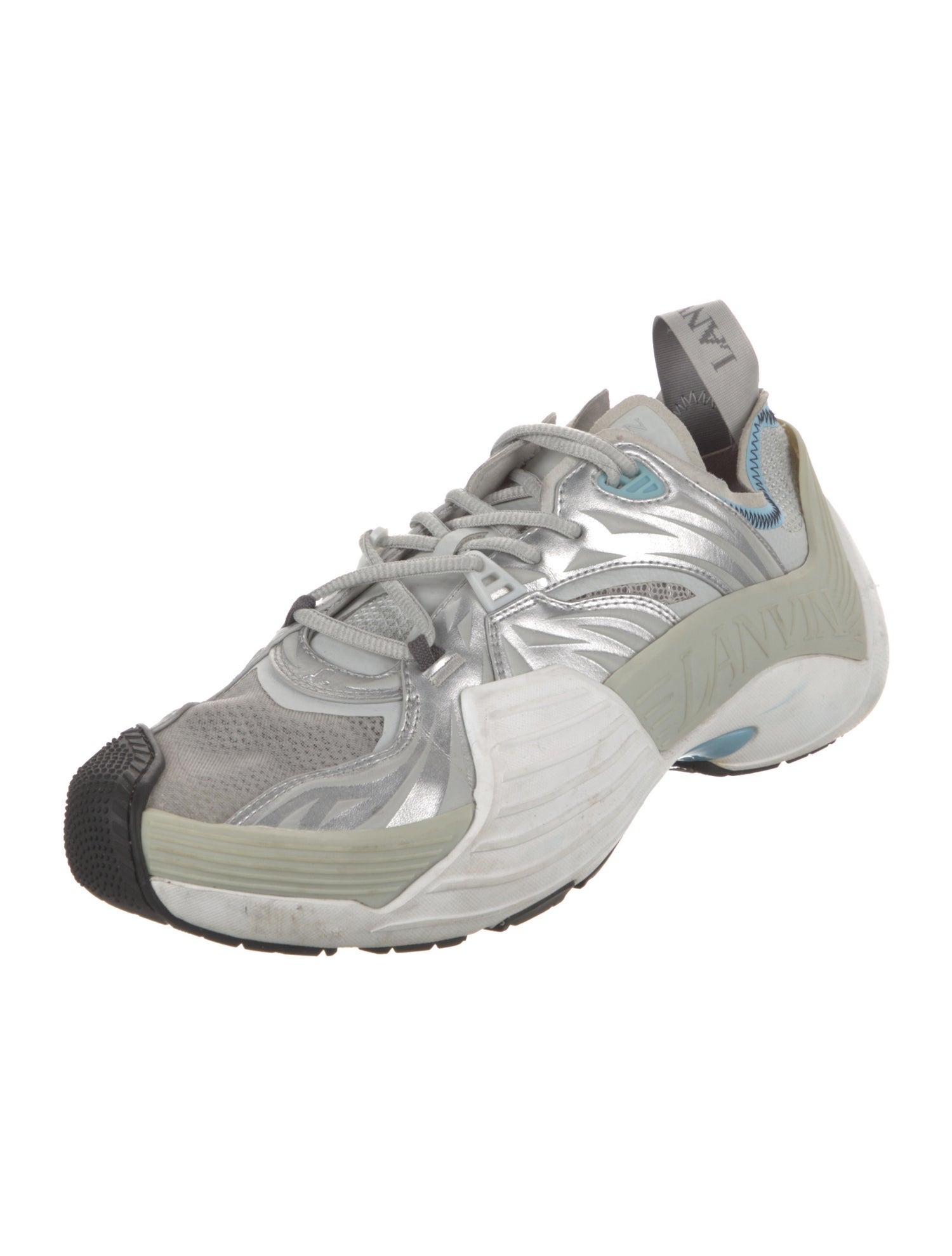 Lanvin Leather Athletic Sneakers