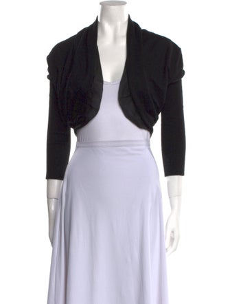 Lanvin Wool Open Front Sweater