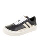 Lanvin Leather Striped Sneakers