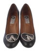 Lanvin Leather Colorblock Pattern Pumps
