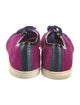 Lanvin Suede Colorblock Pattern Sneakers