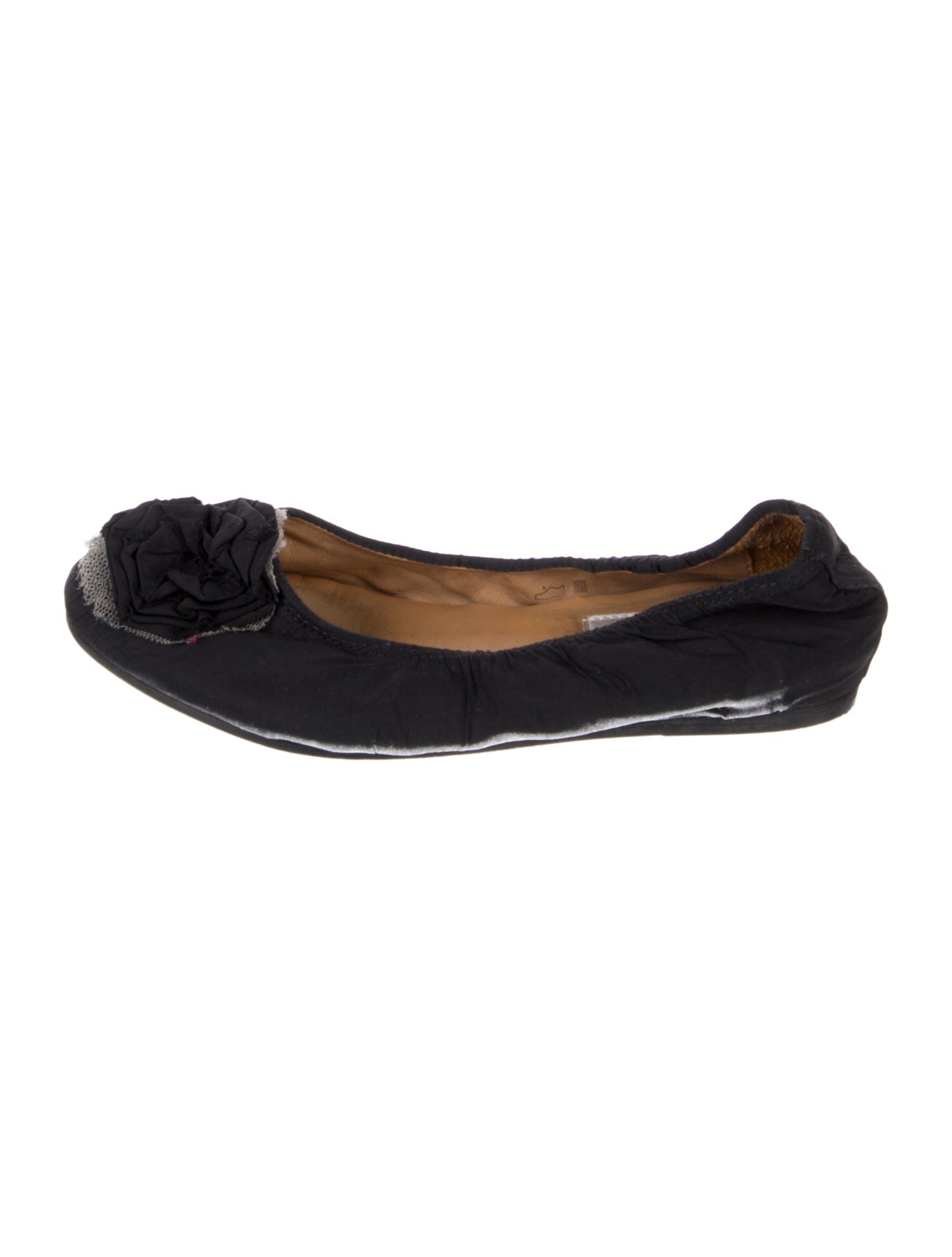 Lanvin Girls' Solid Ballet Flats