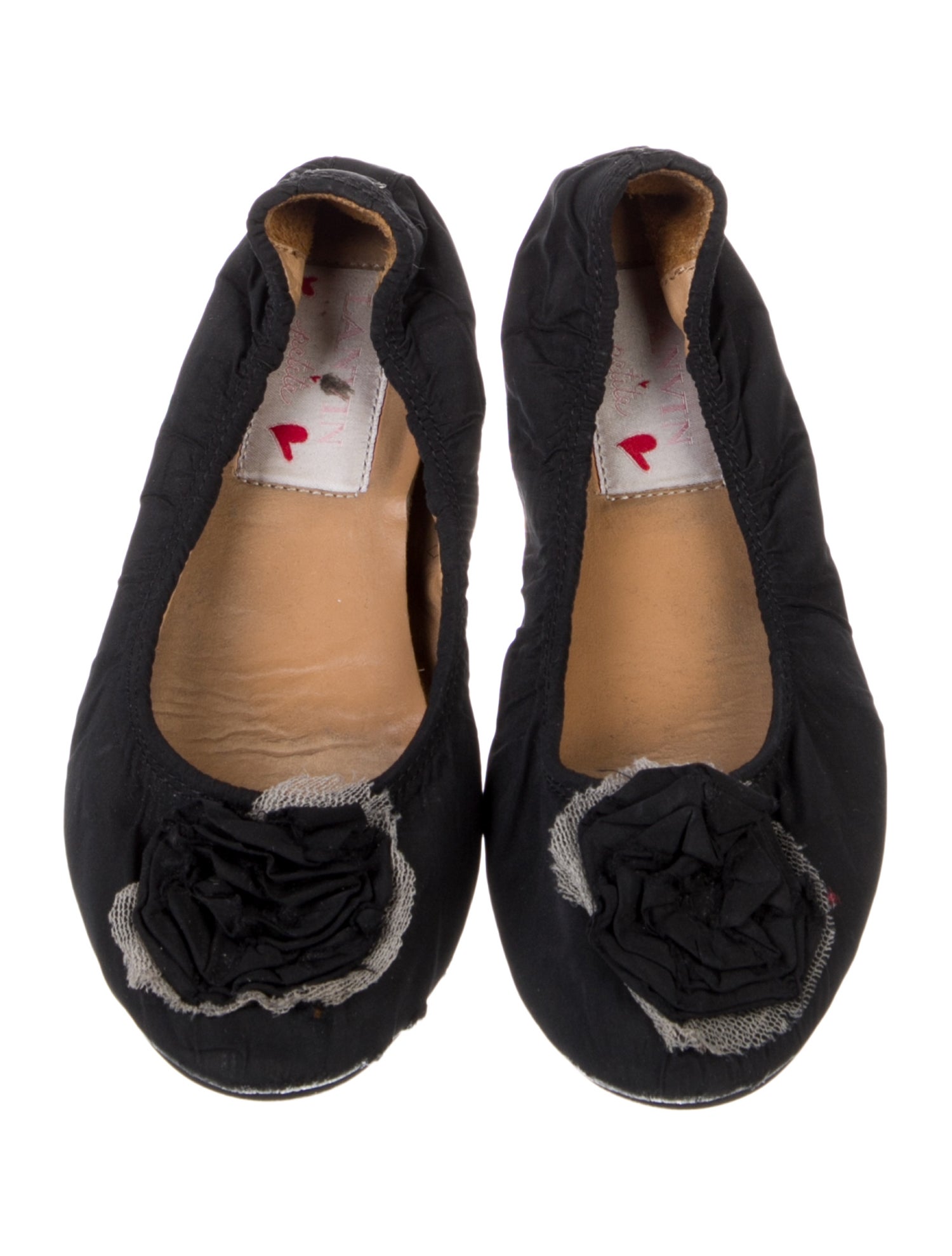 Lanvin Girls' Solid Ballet Flats