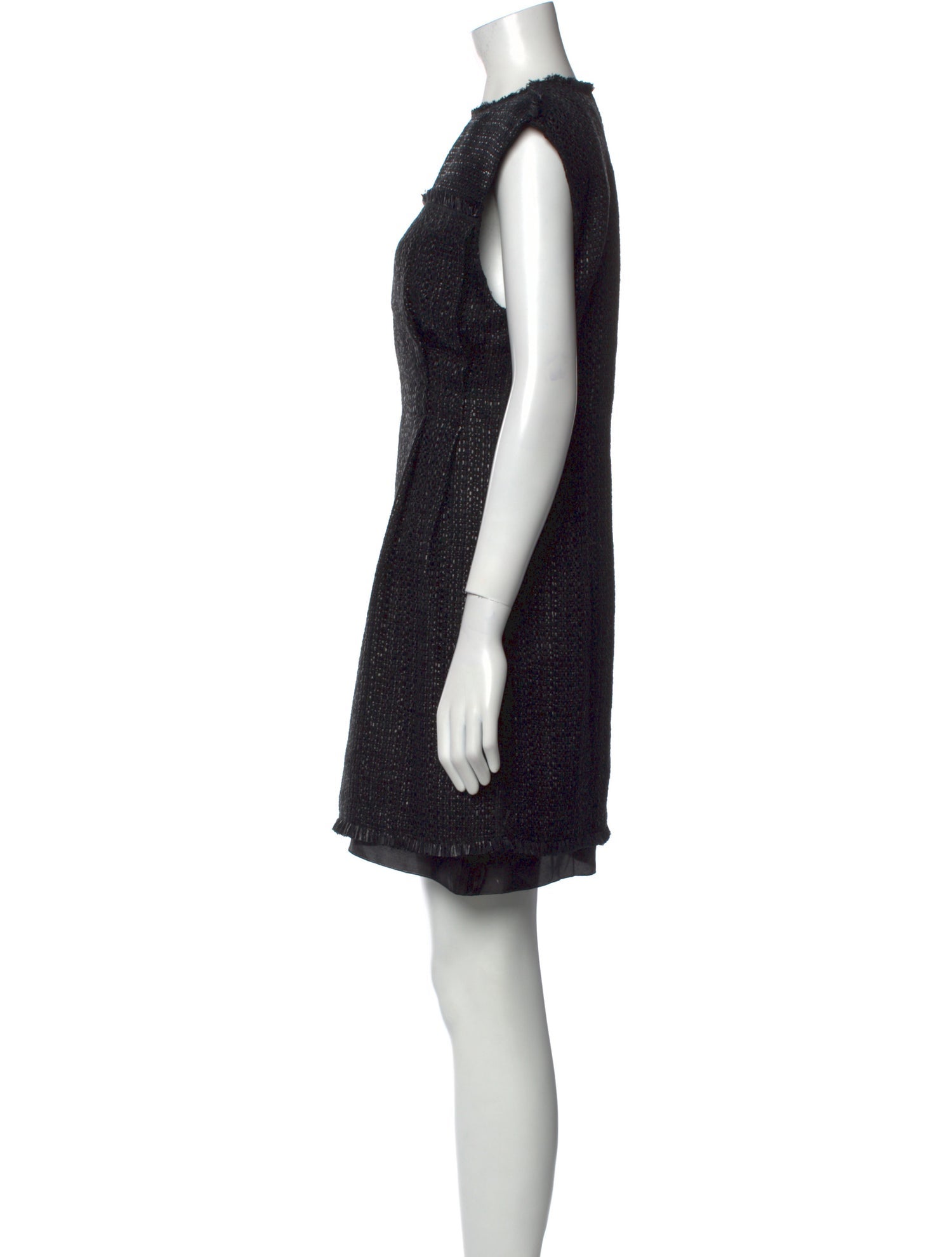 Lanvin Crew Neck Mini Dress