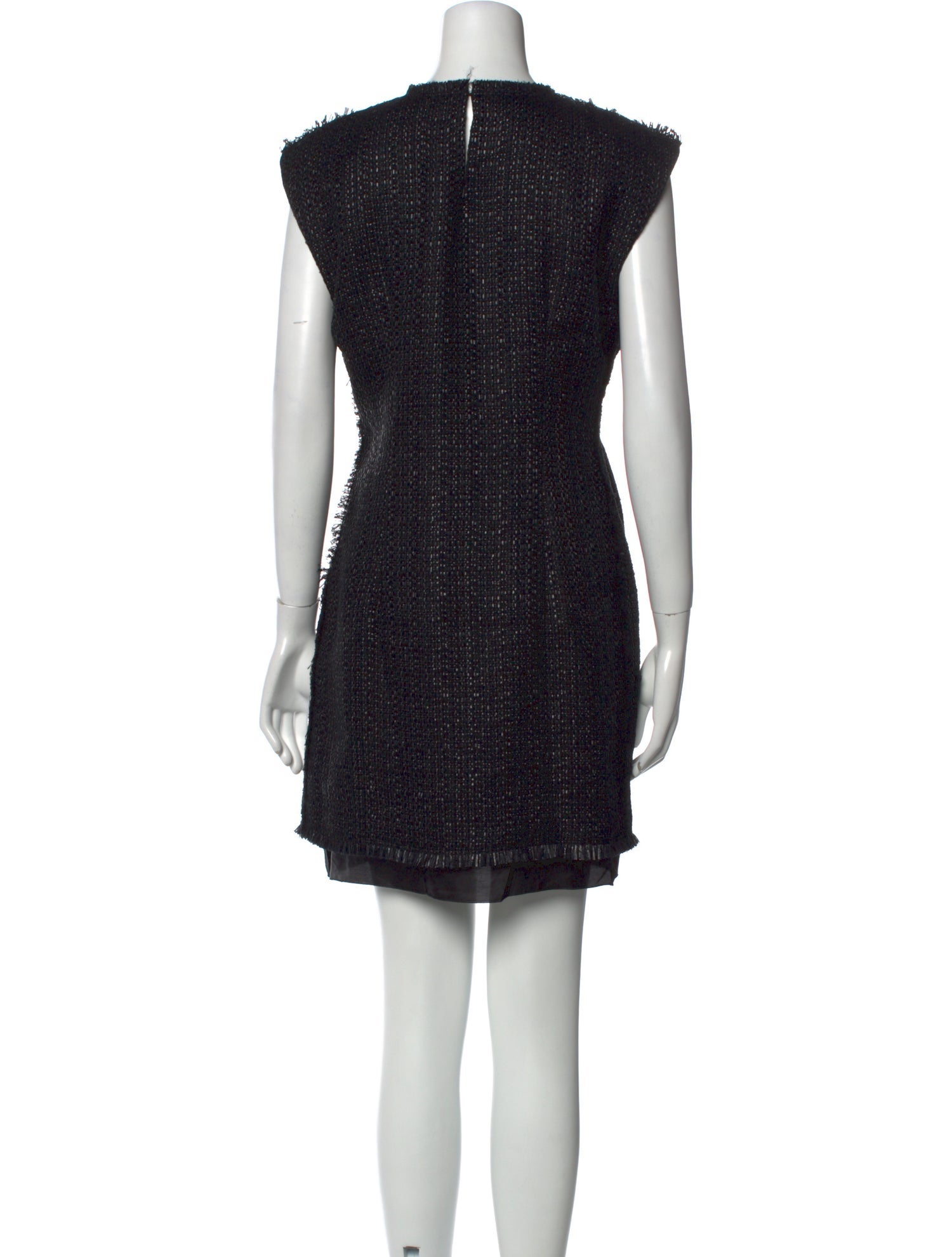Lanvin Crew Neck Mini Dress