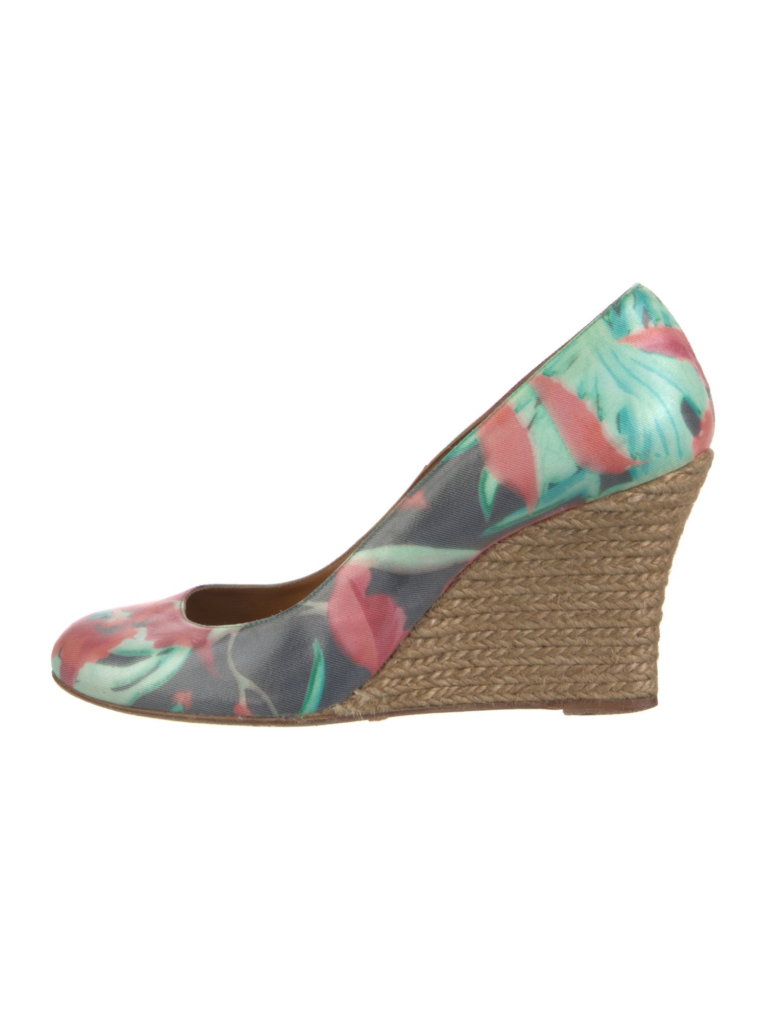 Lanvin Floral Print Pumps