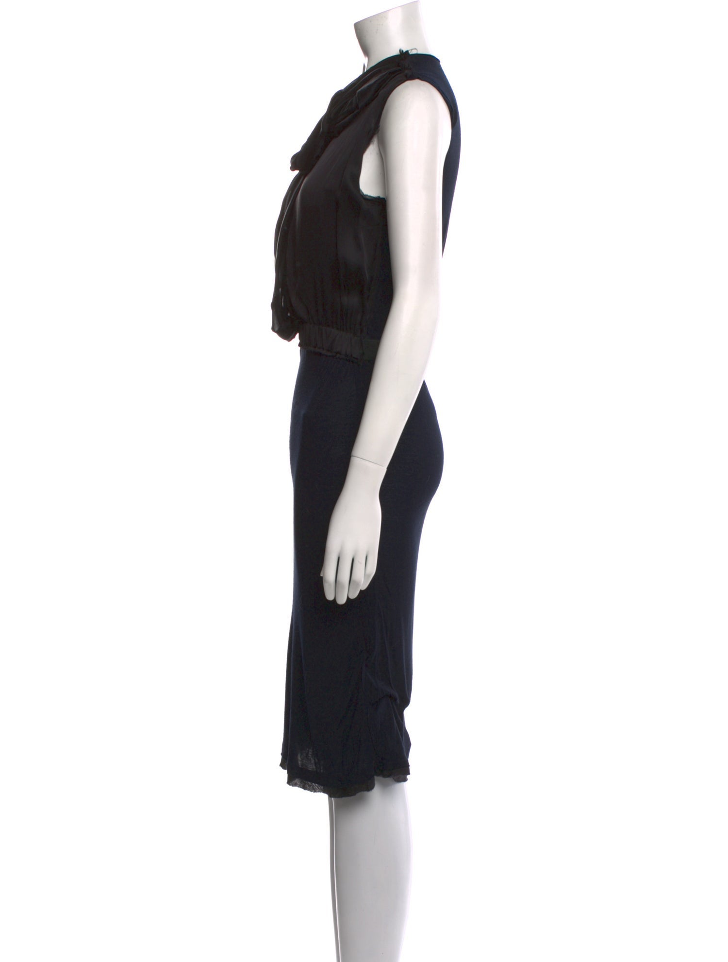 Lanvin Crew Neck Knee-Length Dress