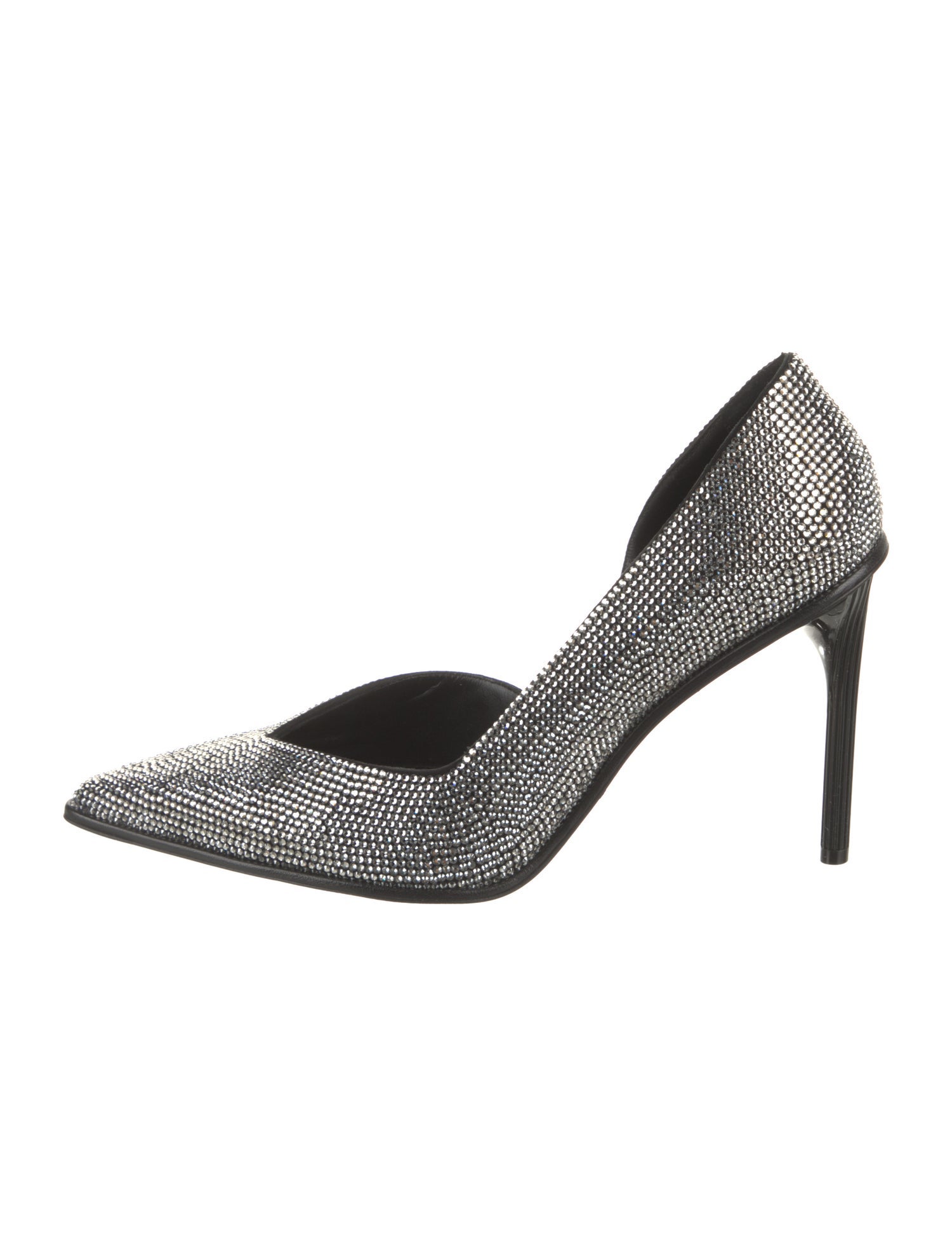 Lanvin Crystal Embellishments D'Orsay Pumps