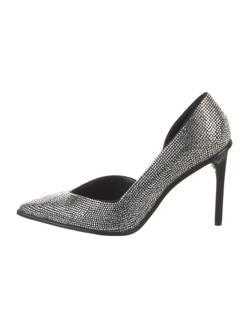 Lanvin Crystal Embellishments D'Orsay Pumps