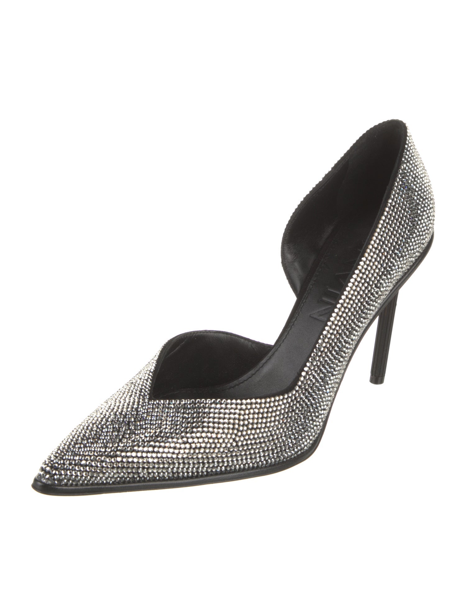 Lanvin Crystal Embellishments D'Orsay Pumps