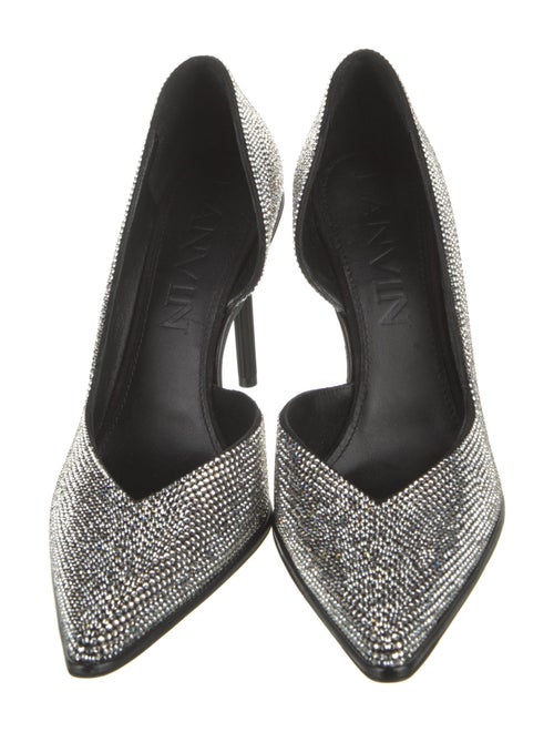 Lanvin Crystal Embellishments D'Orsay Pumps