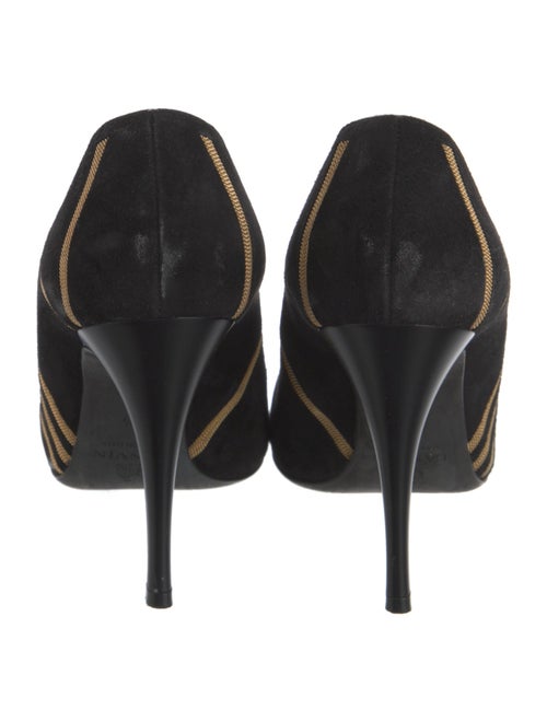 Lanvin Suede Printed Pumps
