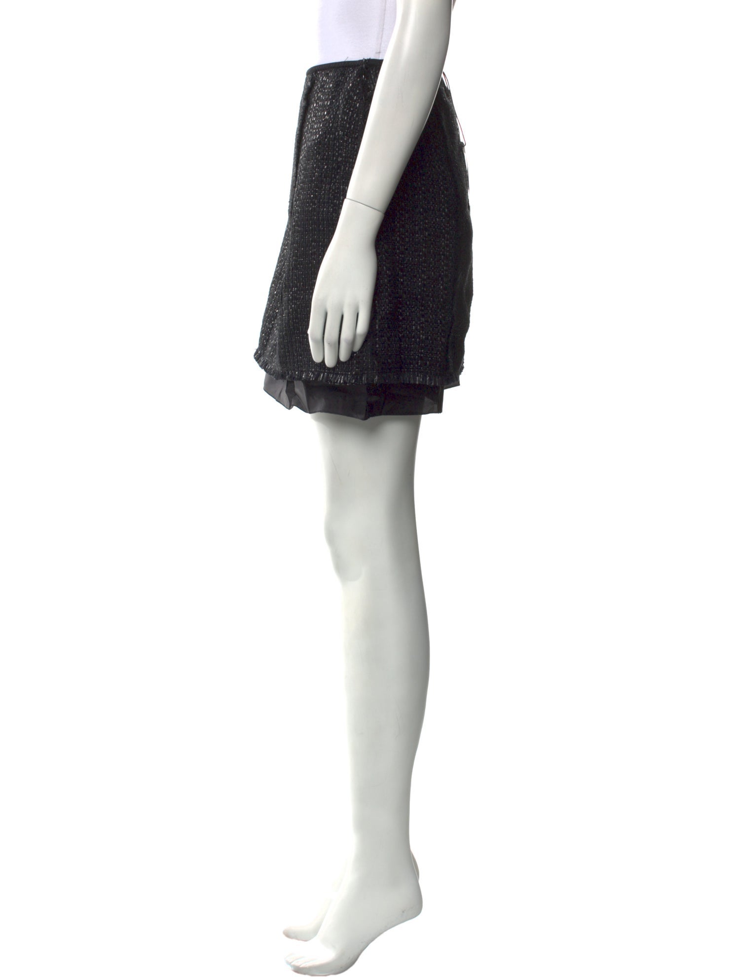 ミニスカート LANVIN Women Mini Skirts RWST9020K007A23 012 Beige Women's Croc Texture Leather Mini Skirt Beige - Arcane Fox