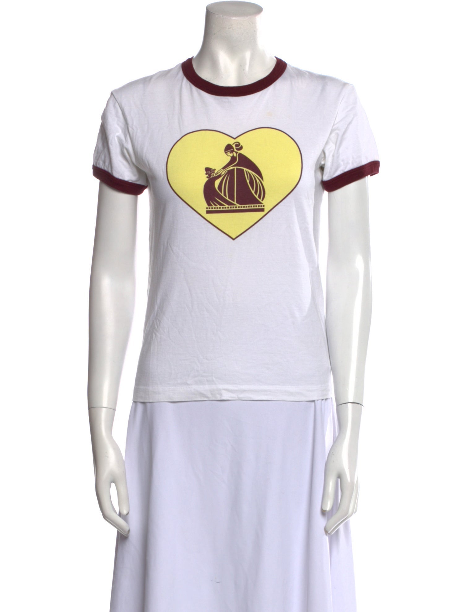 Lanvin Graphic Print Crew Neck T-Shirt