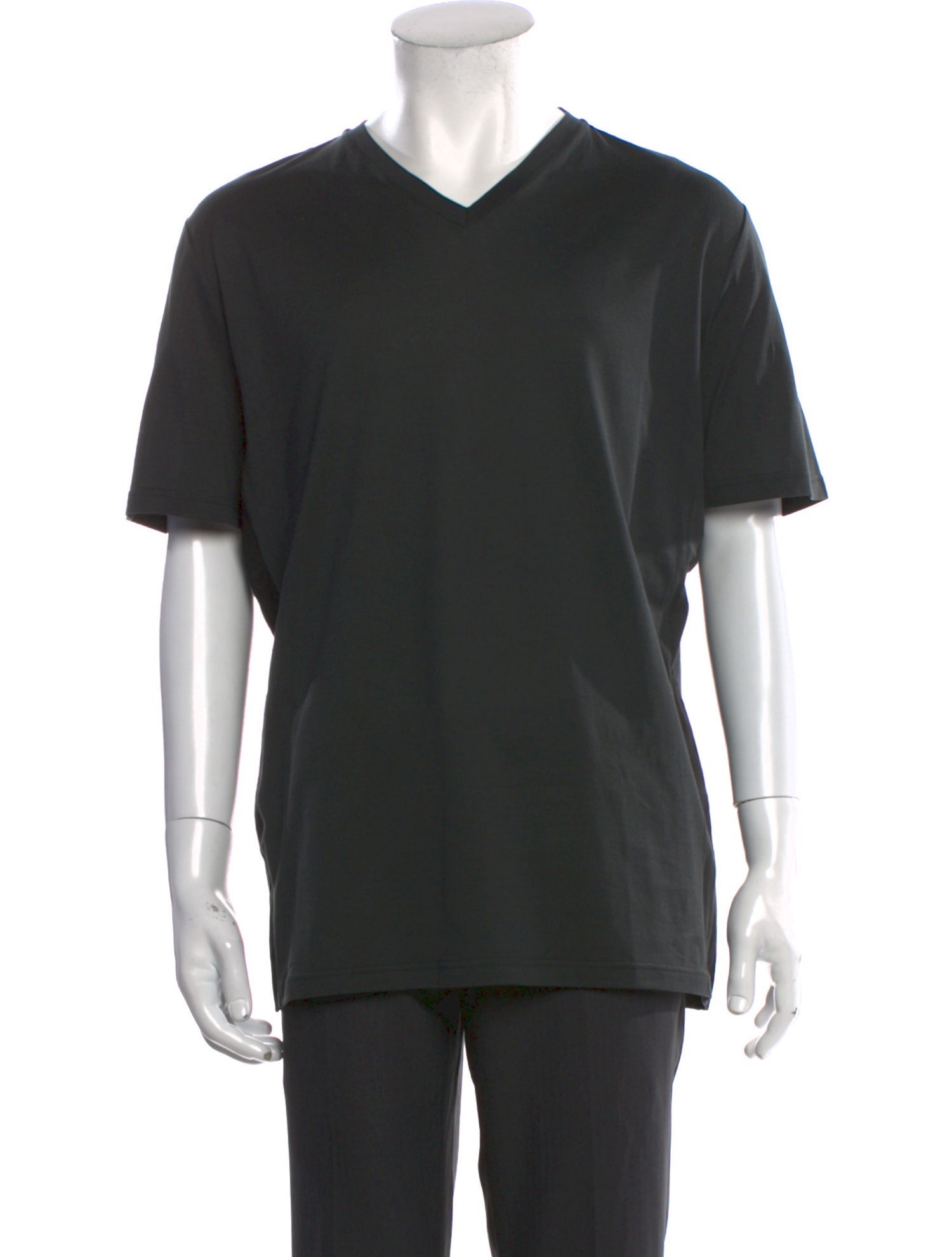 Lanvin V-Neck Short Sleeve T-Shirt