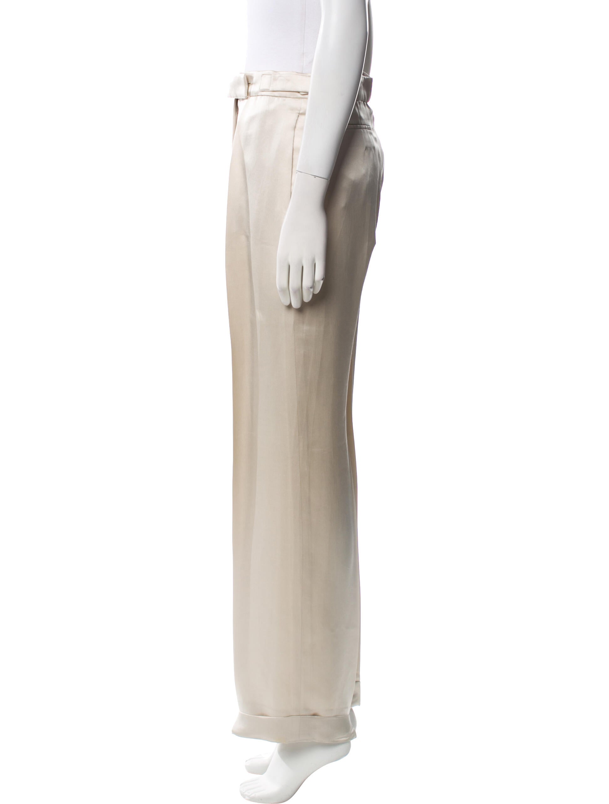 Lanvin Silk Wide Leg Pants