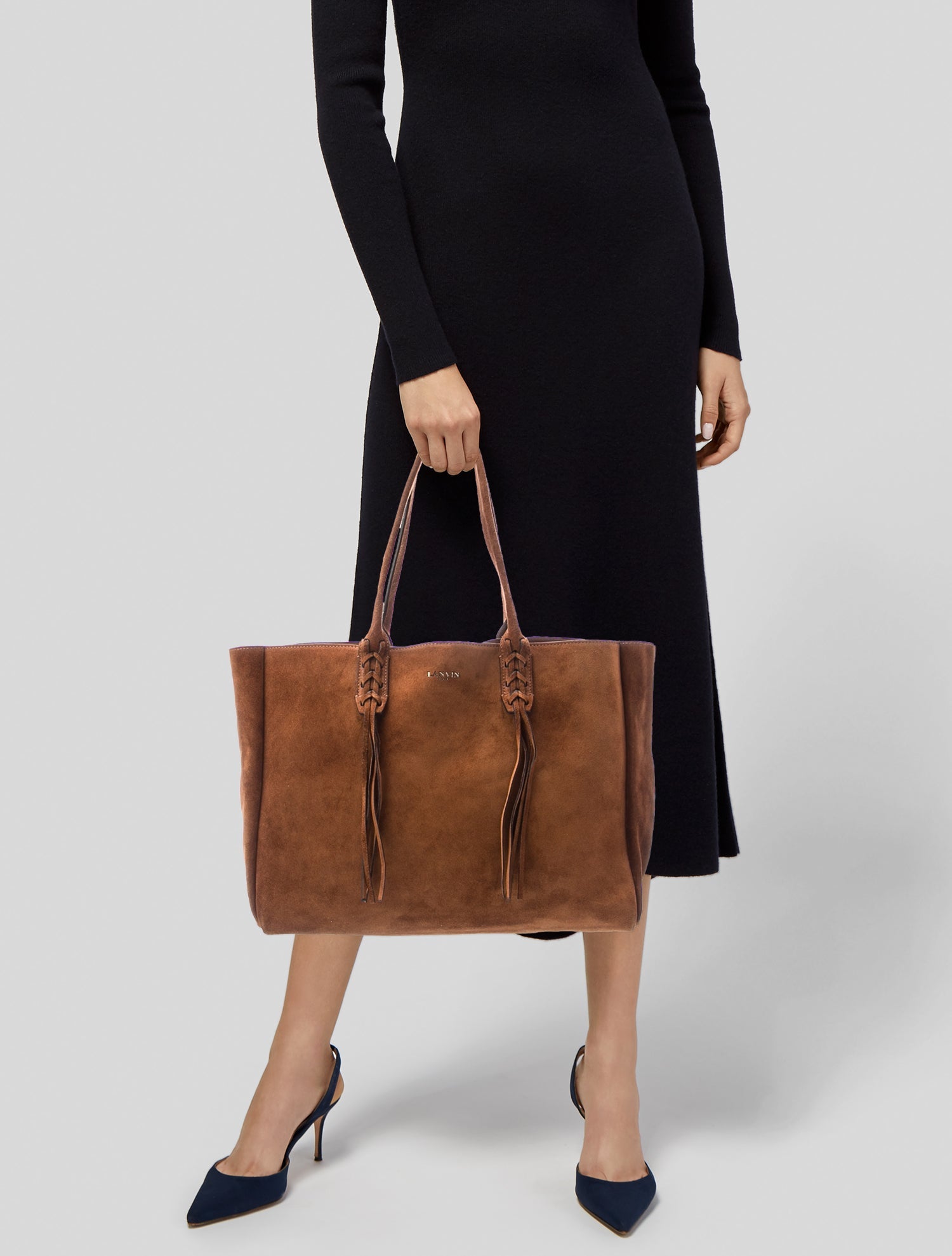 Tumi x Orlebar Brown Nylon Leather-Trimmed Tote - Black