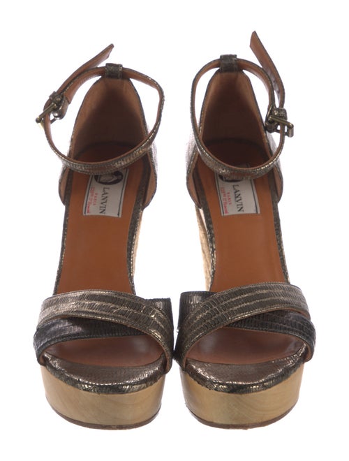 Lanvin Leather Espadrilles