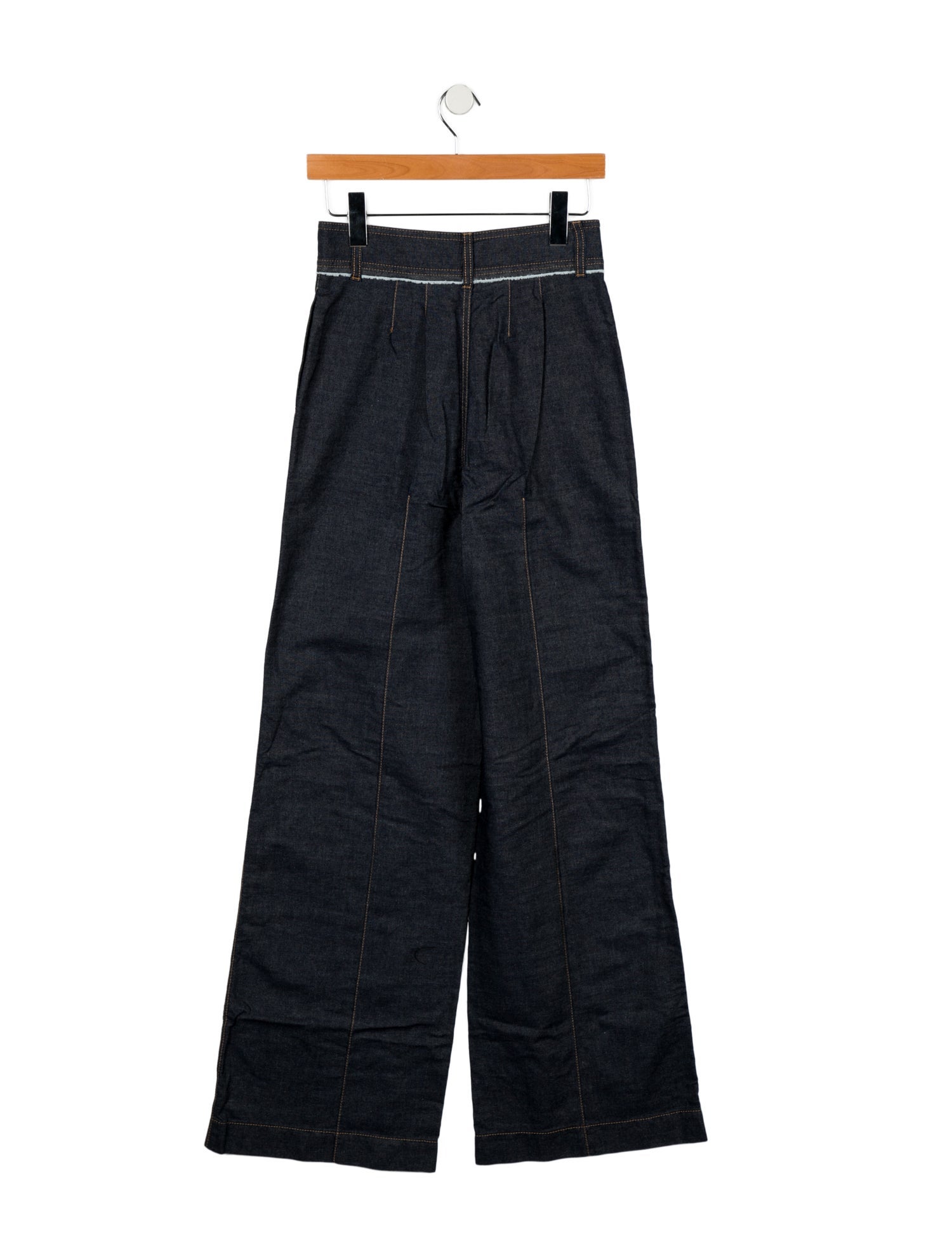 Lanvin High-Rise Wide Leg Jeans