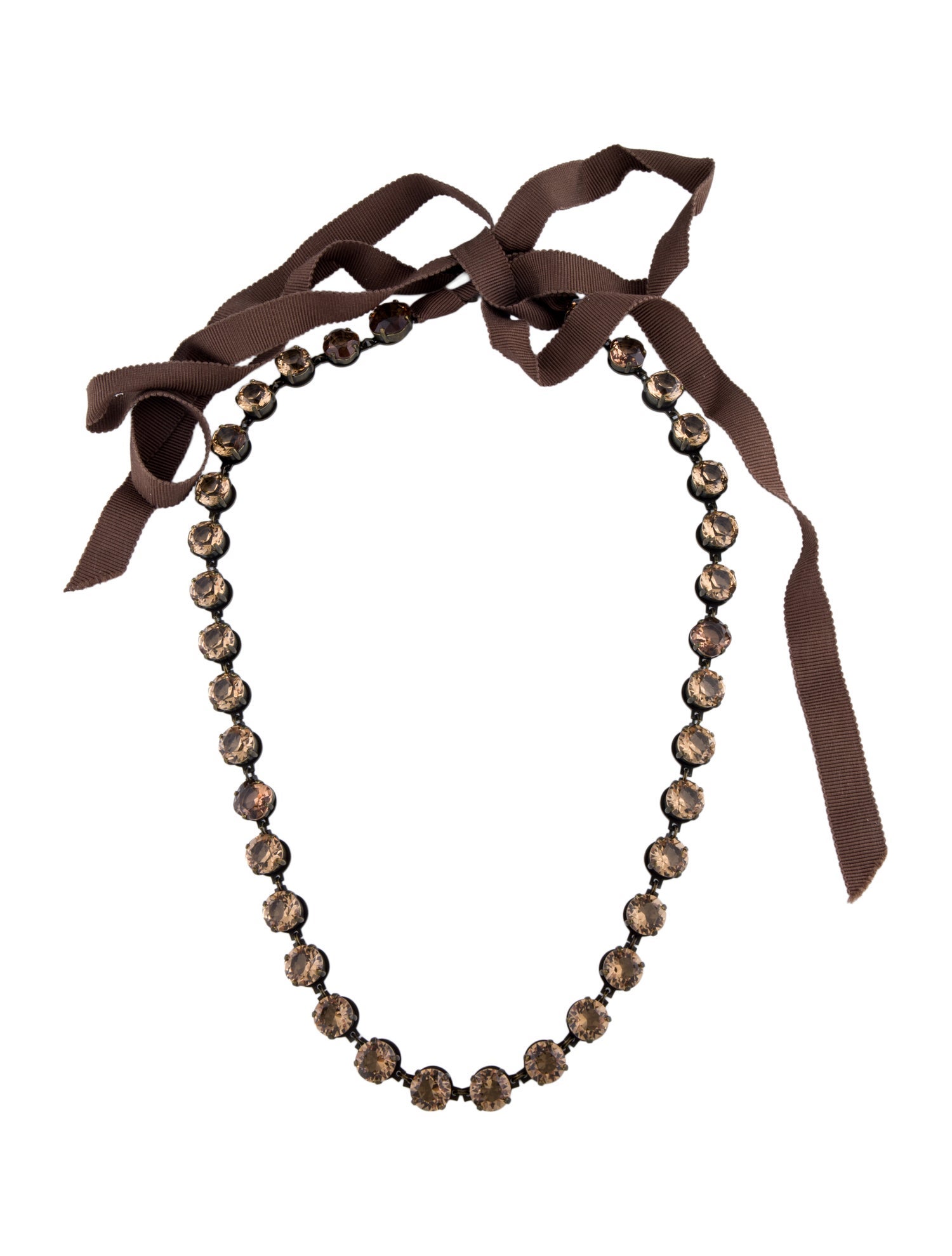 Lanvin Crystal Choker Necklace