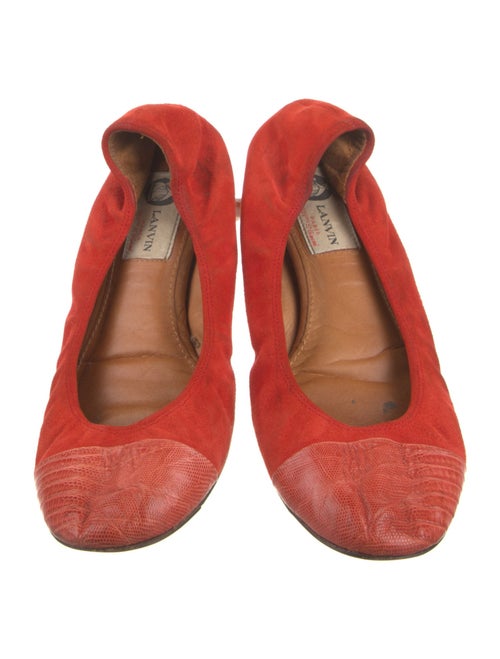 Lanvin Suede Ballet Flats