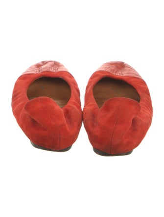 Lanvin Suede Ballet Flats
