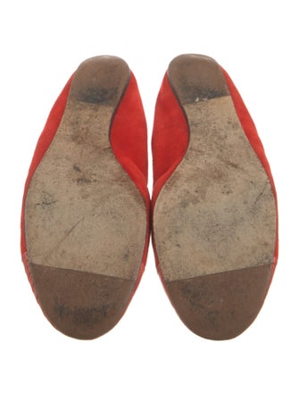 Lanvin Suede Ballet Flats