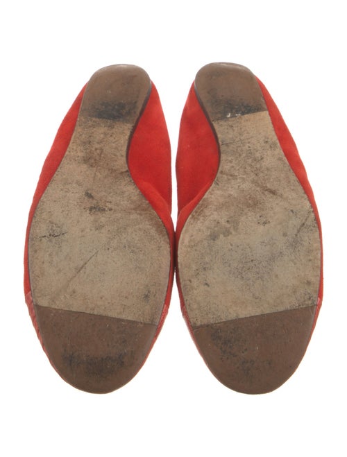 Lanvin Suede Ballet Flats
