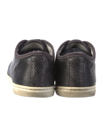 Lanvin Snakeskin Sneakers