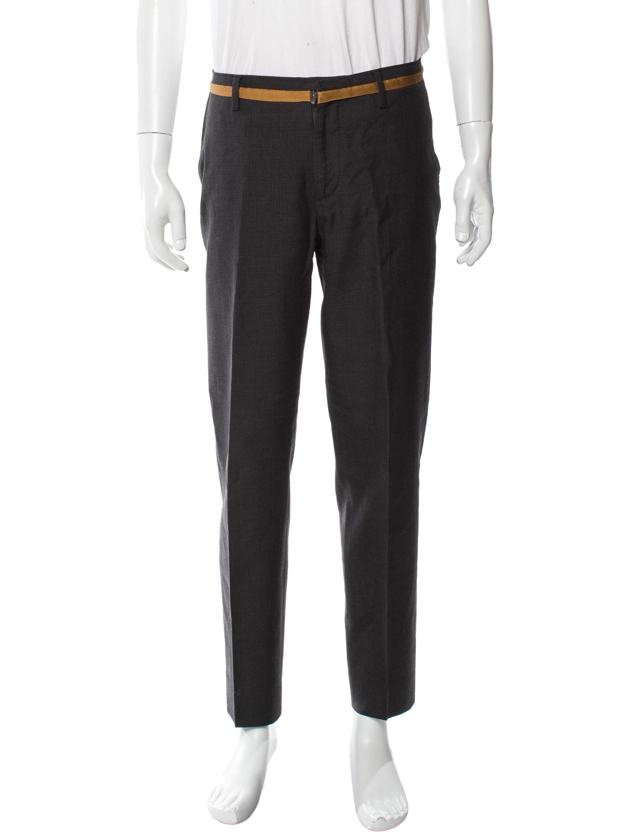 Lanvin Plaid Print Mock Neck Sweatshirt