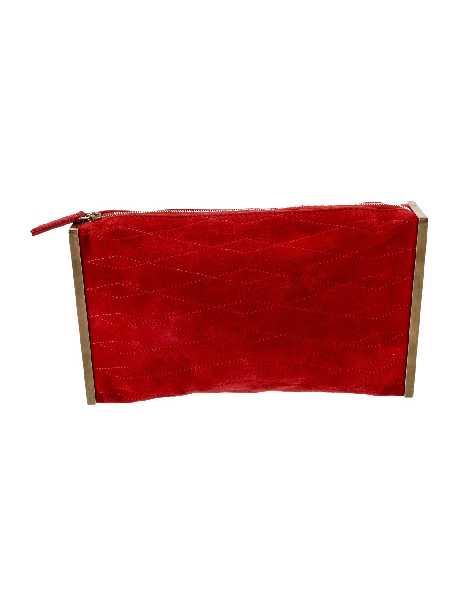 Lanvin Suede Clutch