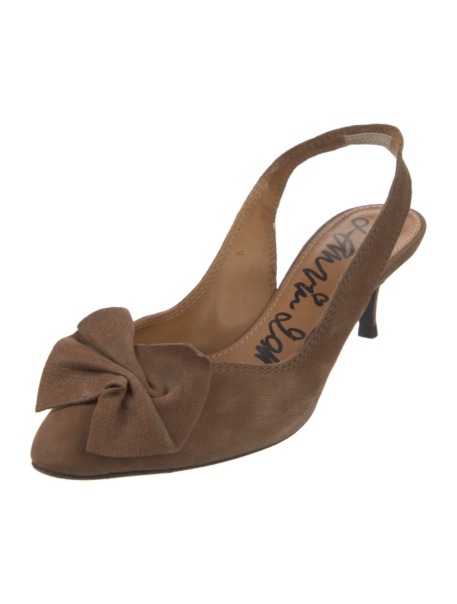 Lanvin Leather Slingback Pumps