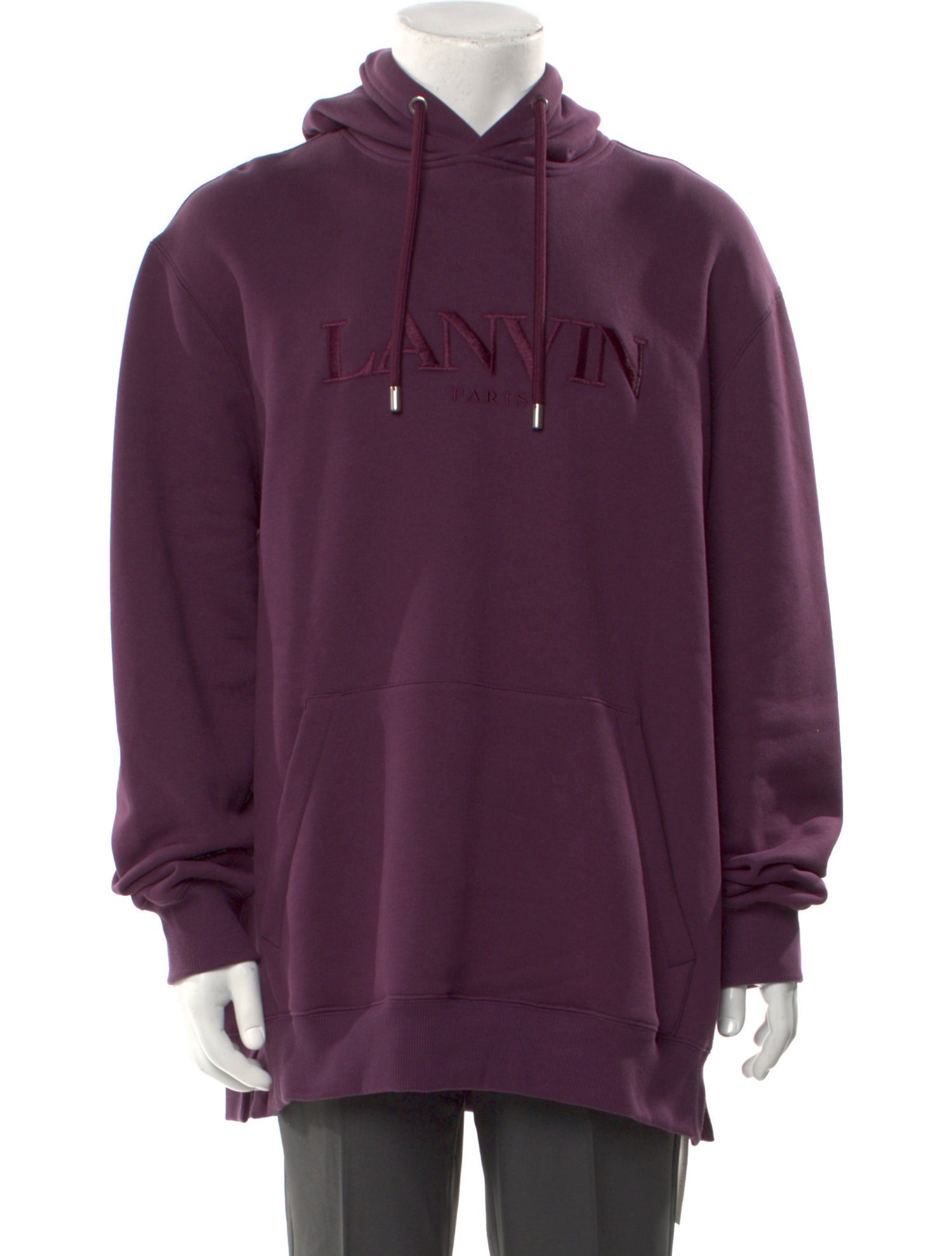 Lanvin Graphic Print Crew Neck Hoodie