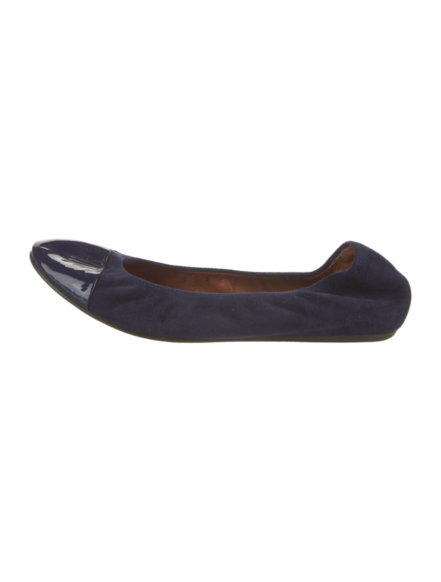 Lanvin Suede Ballet Flats