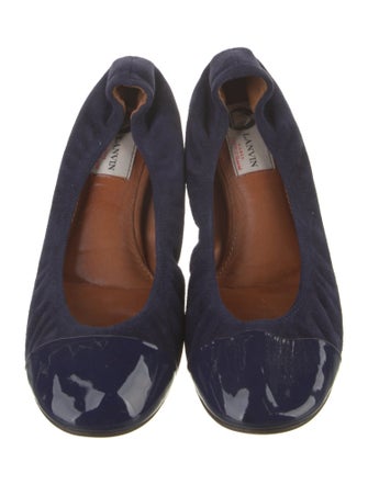 Lanvin Suede Ballet Flats