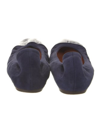 Lanvin Suede Ballet Flats