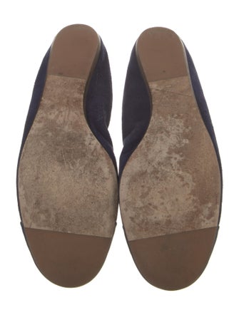Lanvin Suede Ballet Flats