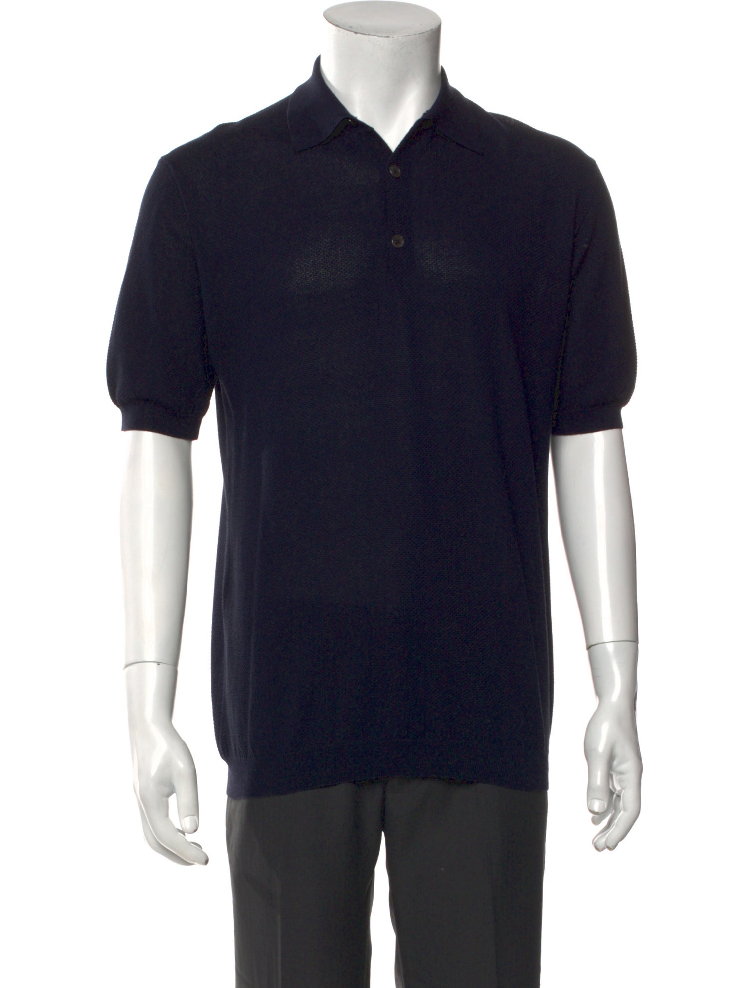 Lanvin Collar Short Sleeve Polo Shirt